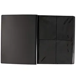 Monster 4 Pocket Trading Card Binder - Matte Black Album, Anti-Theft & Anti-D... - Image 5
