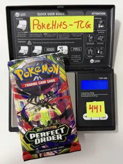 (VERY HEAVY)🔥 22.61g Pokemon TCG Perfect Order Booster Pack Factory Sealed✅ - Image 1