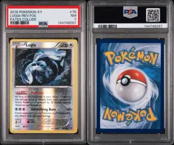 2016 Pokemon XY Fates Collide Lugia Reverse Foil #78 PSA 7 FREE Shipping - Image 3