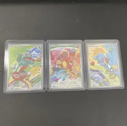 First Partner Illustration Collection Series 1 Kanto GEN 1 Starters Pokemon TCG - Image 1