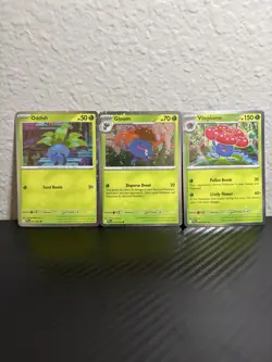 Oddish Gloom Vileplume Pokemon TCG Phantasmal Flames Cosmos Holo Promo - Image 1
