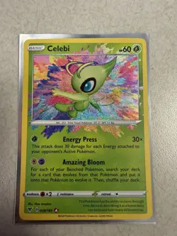 Pokemon TCG Celebi 009/185 Swsh04: Vivid Voltage Holo NM/M - Image 1
