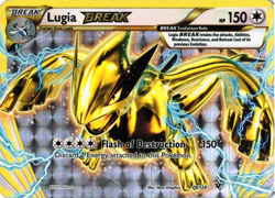Pokemon TCG Lugia BREAK Fates Collide 79/124 Holo Rare DMG - Image 1