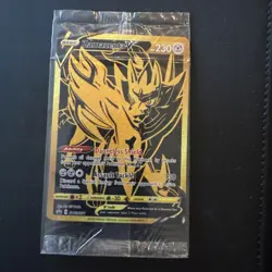 POKEMON TCG ZAMAZENTA V SWSH077 BLACK STAR PROMO SWORD SHIELD NEW FACTORY SEALED - Image 1