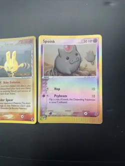 Lot Of 3 Holo Pokemon Cards! Elekid, Geodude And Spoink! - Image 4