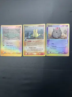 Lot Of 3 Holo Pokemon Cards! Elekid, Geodude And Spoink! - Image 5