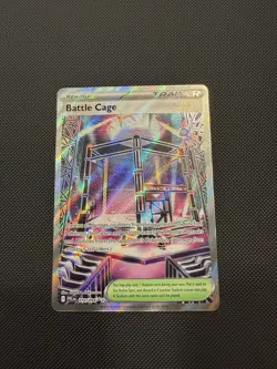Battle Cage - 116/094 - Pokemon Phantasmal Flames Ultra Rare NM - Image 1