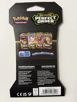 (VERY HEAVY)🔥 31.86g Pokemon Perfect Order Sleeved Booster Pack Factory Sealed✅ - Image 3