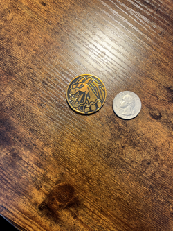 Official Pokemon Coin Charizard Flipping Coin TCG metalic orange - Image 4