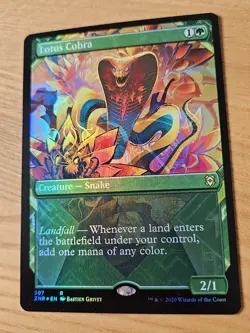 Lotus Cobra FOIL Showcase [ZNR] Zendikar Rising MTG Card - Image 1