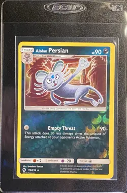 Alolan Persian Reverse Holo Rare 119/214 Pokemon TCG Sun & Moon Lost Thunder NM - Image 3