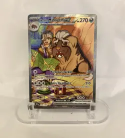 The Pokemon Company Arven's Mabosstiff EX 235/182 Destined Rivals Full Art Holo - Image 1