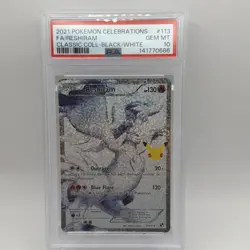 2021 POKEMON CELEBRATIONS CLASSIC COLL #113 FULL ART/RESHIRAM PSA 10 - Image 1