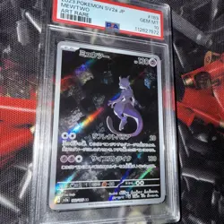 2023 Pokemon SV2a Japanese Mewtwo AR 183/165 Art Rare 151 PSA 10 GEM MT - Image 3