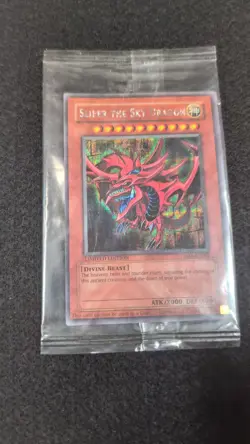 2004 Yu-Gi-Oh! Slifer the Sky Dragon YMA-EN001 SEALED RARE NM+ - Image 2