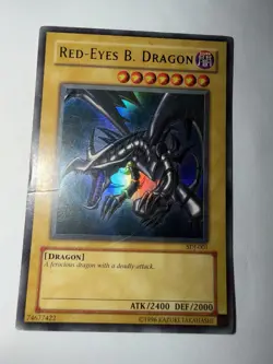 Yu-Gi-Oh Red-Eyes B. Dragon SDJ-001 Ultra Rare Unlimited HP/DMG - Image 1