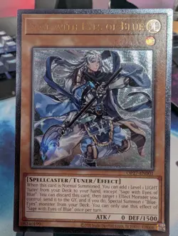 YuGiOh! Sage with Eyes Of Blue OP27-EN001 Ultimate Rare - Image 1