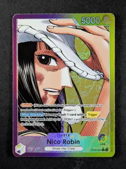 2024 One Piece NICO ROBIN #OP09-062 Emperors in the New World Leader Full Art B - Image 1