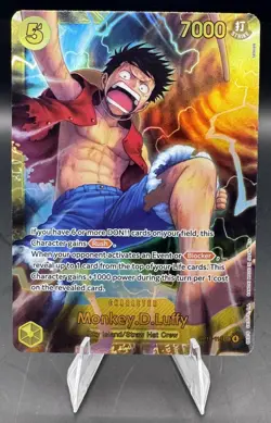 MONKEY.D.LUFFY OP15-119 SEC ADVENTURE ON KAMI’S ISLAND - ONE PIECE - Image 1