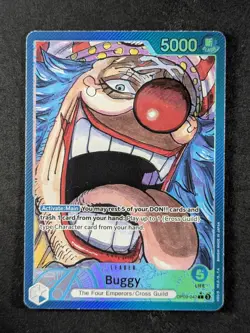 2024 One Piece BUGGY #OP09-042 Emperors in the New World Leader Full Art ENG B - Image 1