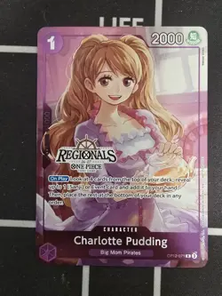 Charlotte Pudding OP12-071 AA Regional Prizing One Piece TCG English - Image 1