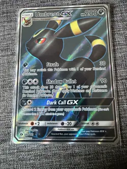 Pokemon TCG Umbreon GX Full Art Holo Card 142/149 Sun and Moon Base Set NM - Image 1