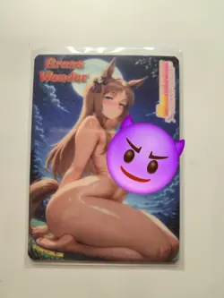 Grass Wonder Umamusume: Pretty Derby Custom Glow Waifu Card Fan Art - Image 1