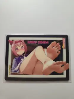Haru Urara Umamusume: Pretty Derby Custom Glow Waifu Card feet Fan Art - Image 1