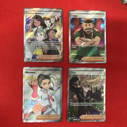 Pokemon TCG - Paldean Fates Full Art Trainer 4-Card Lot - Ultra Rare Holo -NM - Image 1