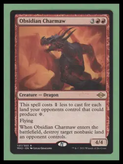 Modern Horizons 2 #137 Obsidian Charmaw - Image 1