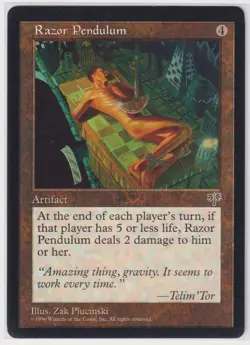 Razor Pendulum Mirage Trugbilder Rare E NM Reserved List MTG Magic The Gathering - Image 1