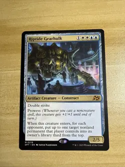 1x Riptide Gearhulk - Aetherdrift - NM - MTG - Image 1