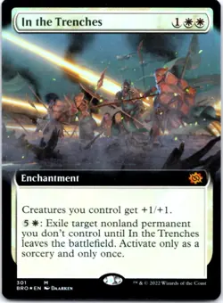 In the Trenches (Extended Art) (Foil) The Brothers' War, 301 NM - Image 1