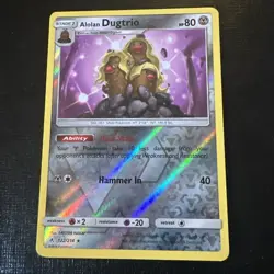 Alolan Dugtrio - 122/214 - Rare - Reverse Holo Unbroken Bonds Pokemon - Image 1