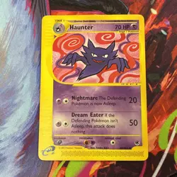 Pokemon TCG Expedition Base Set Haunter Card 80/165 Regular - NM/LP - Image 2