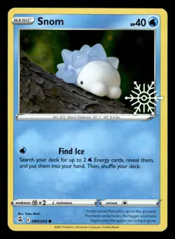 Snom 084/264 Snowflake Stamp Holo Advent Calendar Pokemon Card - Image 1