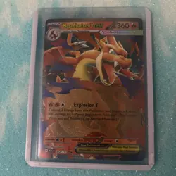 Mega Charizard Y ex 022/217 Ascended Heroes English Pokemon TCG In Hand - Image 1