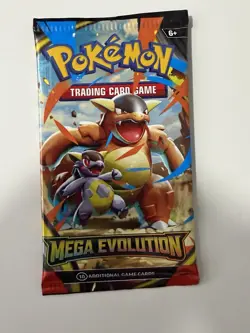 (SOLID)🔥 22.35g Pokemon TCG Mega Evolution Booster Pack Factory Sealed✅ - Image 2