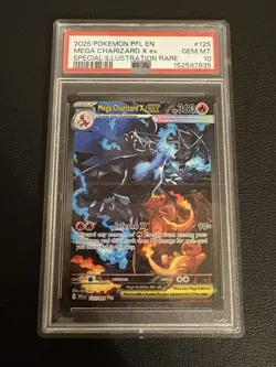 Pokemon Mega Charizard X ex 125/094 PSA 10 Special Illustration Rare Holo - Image 1