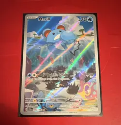 Pokemon TCG Marill 204/193 Paldea Evolved Illustration Rare Holo Full Art EN - Image 1