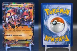 Groudon EX 85/160 Holo EX Rare Primal Clash Pokemon LP - Image 3