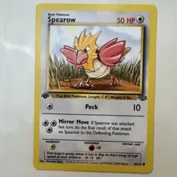 Spearow - 62/64 - Jungle Set - 1st Edition - Common - Pokemon - WOTC - NM - Image 1