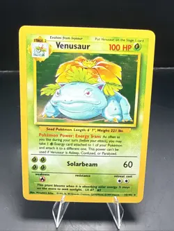 Pokemon Venusaur 015/102 Base Set Holo 1999 LP - Image 2