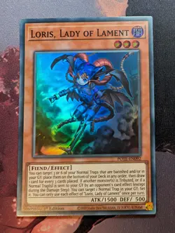 Loris, Lady of Lament POTE-EN092 Super Rare 1st Edition - Image 1