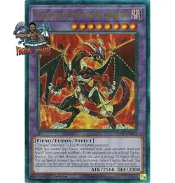 Yugioh! 1x Masquerade the Blazing Dragon RA02-EN022 Ultimate Rare 1st Ed NM - Image 1