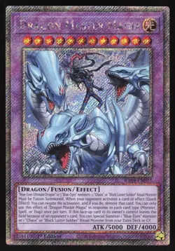 Dragon Master Magia - RA04-EN055 - Platinum Secret Rare - 1st Edition Yugioh - Image 1