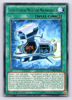 Super Quantal Mech Ship Magnacarrier - WIRA-EN038 - Rare - 1st Edition - Yugioh - Image 1