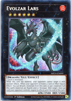 Evolzar Lars MP24-EN099 - Prismatic Secret Rare 1st Edition Yugioh - Image 1
