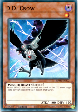 D.D. Crow - RA02-EN002 - Super Rare - 1st Edition Yugioh - Image 1