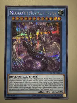 YUGIOH MEGALITH NOTRAH PLURA ASIA ENGLISH EDITION DOOD-AE034 SECRET RARE - Image 1